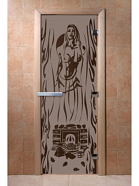 DoorWood Дверь "Горячий пар графит матовый"