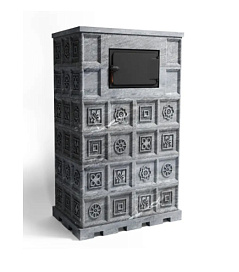 Klover Газовая печь для бани Изразцы Klover RT 100-RV с Прямыми углами