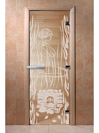 DoorWood Дверь "Волшебный пар прозрачная"