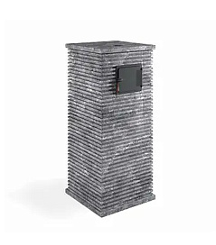 Klover Газовая печь для бани KLOVER RT 35-RV Радиатор с Прямыми углами