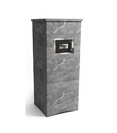 Klover Газовая печь для бани Klover RT 50-RV Талькомагнезит Стандарт в полной облицовке с Прямыми углами