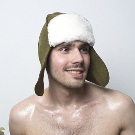 Колпак банный Завидово Фетр "Ушанка"