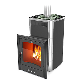 Дровяная печь ТМФ Калина Inox