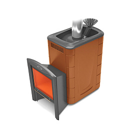 Дровяная печь ТМФ Гейзер 2014 Inox
