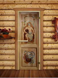 DoorWood Дверь для бани "русская баня-02"