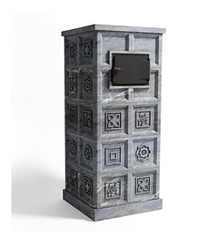 Klover Газовая печь для бани Изразцы Klover RT 50-RV с Прямыми углами