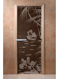 DoorWood Дверь "Голубая лагуна графит"