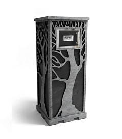 Klover Газовая печь для бани Дерево Klover RT 50-RV с Прямыми углами