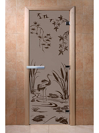 DoorWood Дверь "Камышовый рай графит матовый"