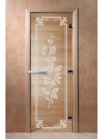 DoorWood Дверь "Розы прозрачная"