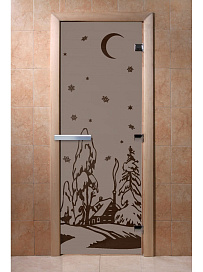 DoorWood Дверь "Зима графит матовый"