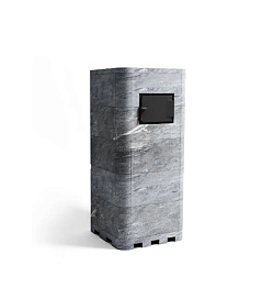 Klover Газовая печь для бани KLOVER RT 20–RV Талькомагнезит Стандарт в полной облицовке Радиусные углы