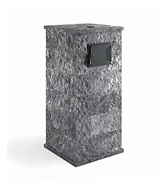 Klover Газовая печь для бани Klover RT 50-RV Талькомагнезит Скала в полной облицовке с Прямыми углами