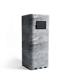 Klover Газовая печь для бани KLOVER RT 35-RV Талькомагнезит Стандарт в полной облицовке Радиусные углы