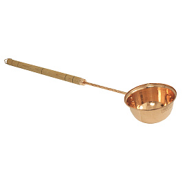 Черпак медный "Добрыня" 50см