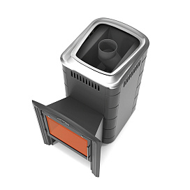 Дровяная печь ТМФ Тунгуска 2017 Inox