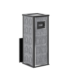 Klover Газовая печь KLOVER RT 35–RV 310S Талькомагнезит серия DESIGN 06