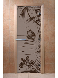 DoorWood Дверь "Голубая лагуна графит матовый"