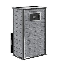 Klover Газовая печь KLOVER RT 100–RV 310S Талькомагнезит серия DESIGN 02