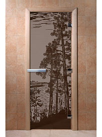 DoorWood Дверь "Рассвет графит матовая"