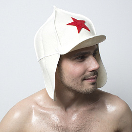 Колпак банный Завидово Фетр "Буденовка"