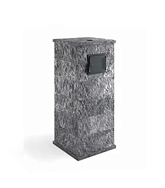 Klover Газовая печь для бани KLOVER RT 20–RV Талькомагнезит Скала в полной облицовке с Прямыми углами