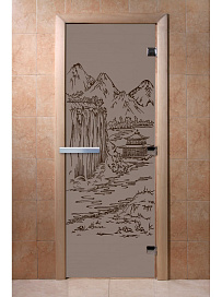 DoorWood Дверь "Китай черный графит матовый"