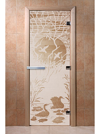 DoorWood Дверь "Лебединое озеро сатин"