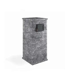 Klover Газовая печь для бани KLOVER RT 20-RV Радиатор с Прямыми углами