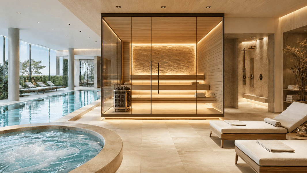 Строительство сауны для бизнеса: SPA, фитнес, отель