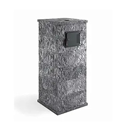 Klover Газовая печь для бани KLOVER RT 35-RV Талькомагнезит Скала в полной облицовке с Прямыми углами