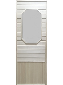 DoorWood Дверь с восьмиугольной стеклянной вставкой