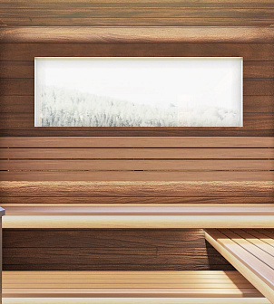 Баня из терморадиаты